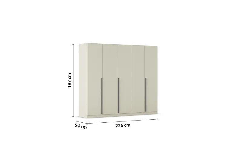 Alba 5 door wardrobe 2