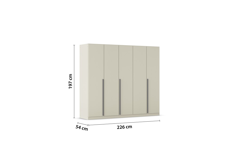 Alba 5 door wardrobe