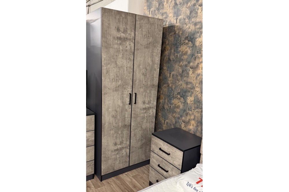 Alex two door wardrobe