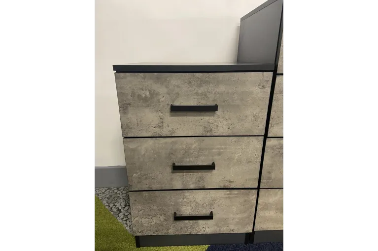 Alex 3 drawer bedside