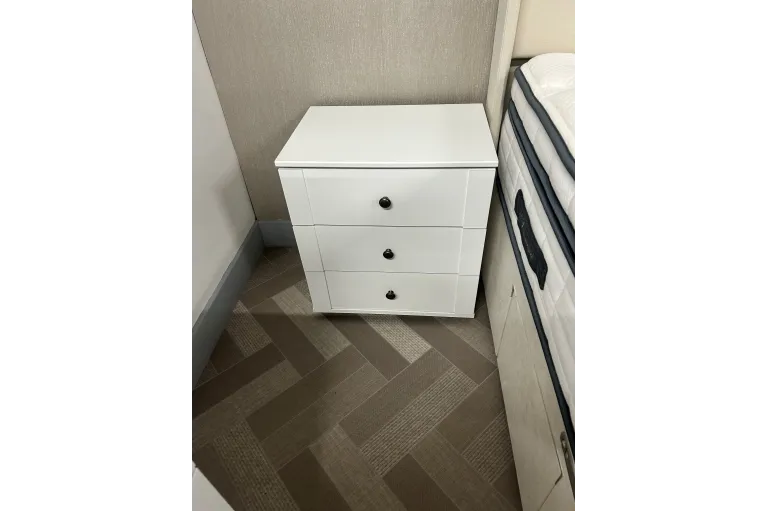 Chalet 3 drawer bedside