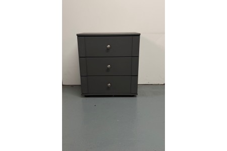 Chalet 3 drawer bedside