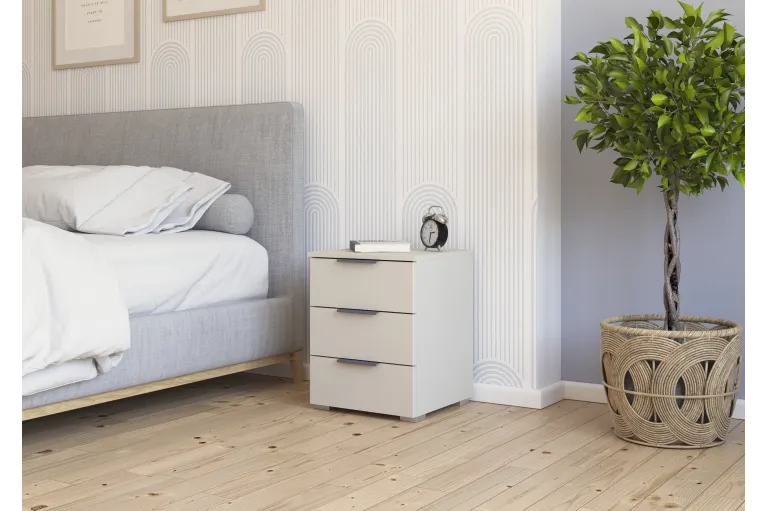 Ella 3 drawer bedside