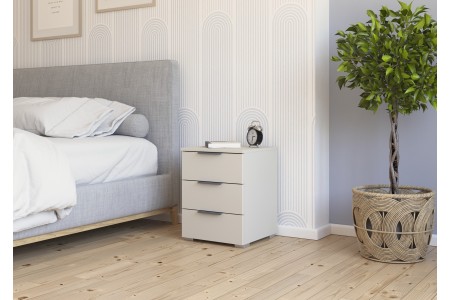 Ella 3 drawer bedside