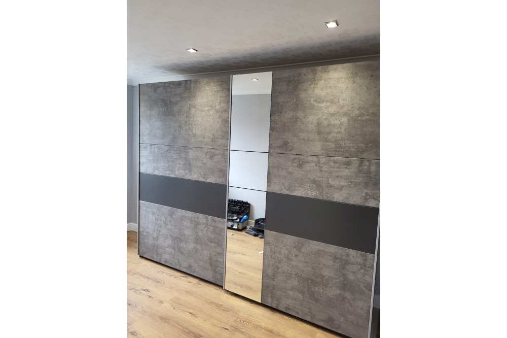 Korbach sliding wardrobe (261cm)