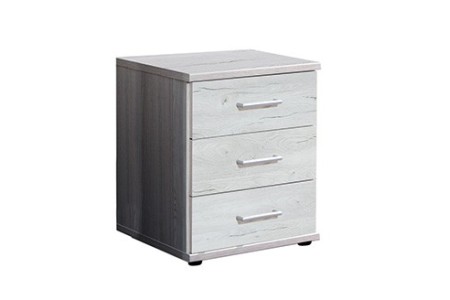Osaka 3 drawer bedside
