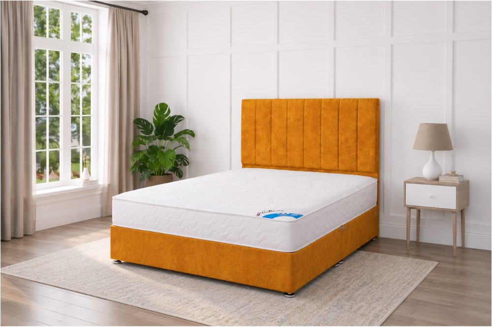 Bethany Medium or Orthopedic Mattress with Memory Foam | GB Beds