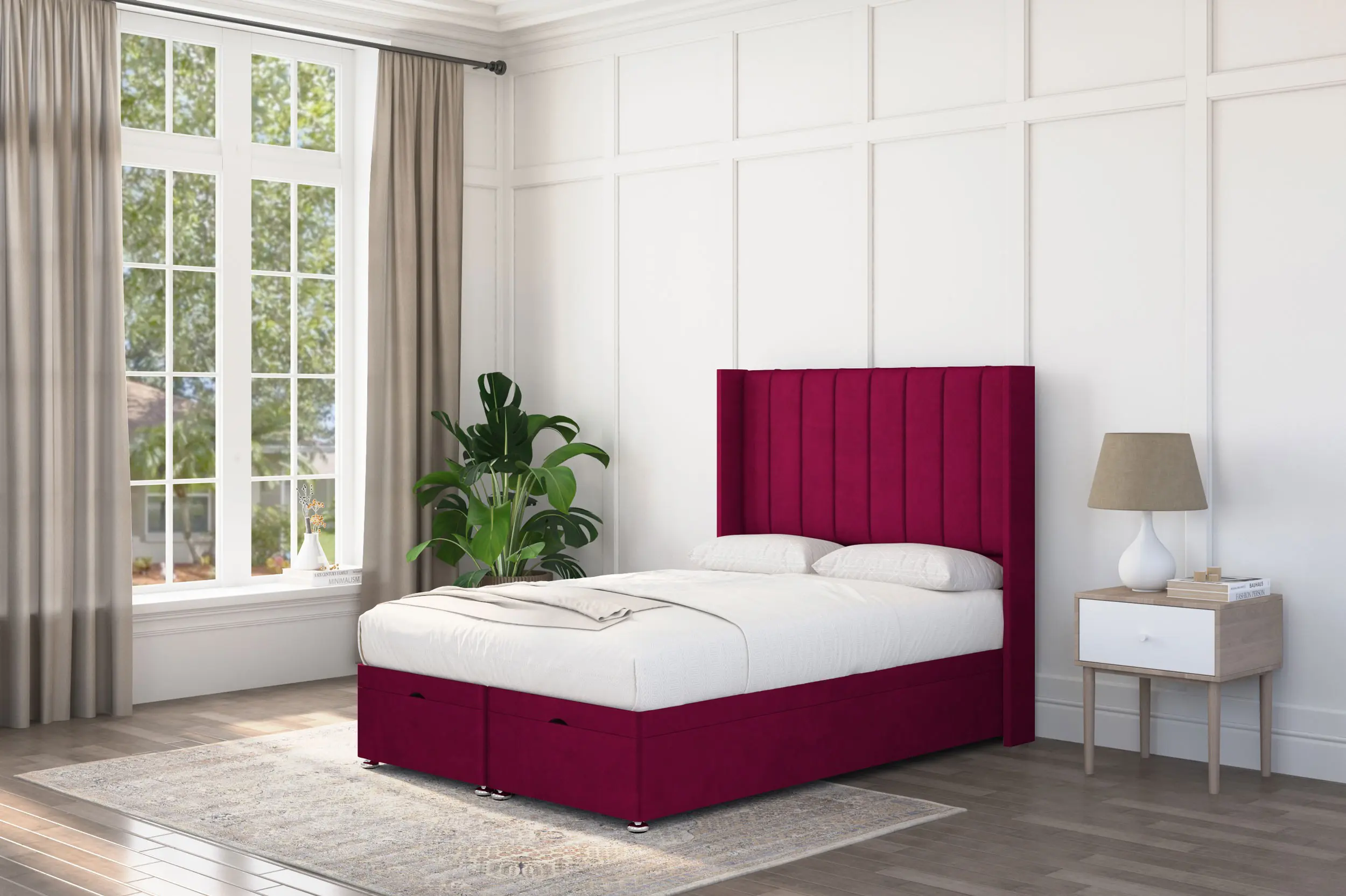 Madrid Storage Ottoman Upholstered Bed