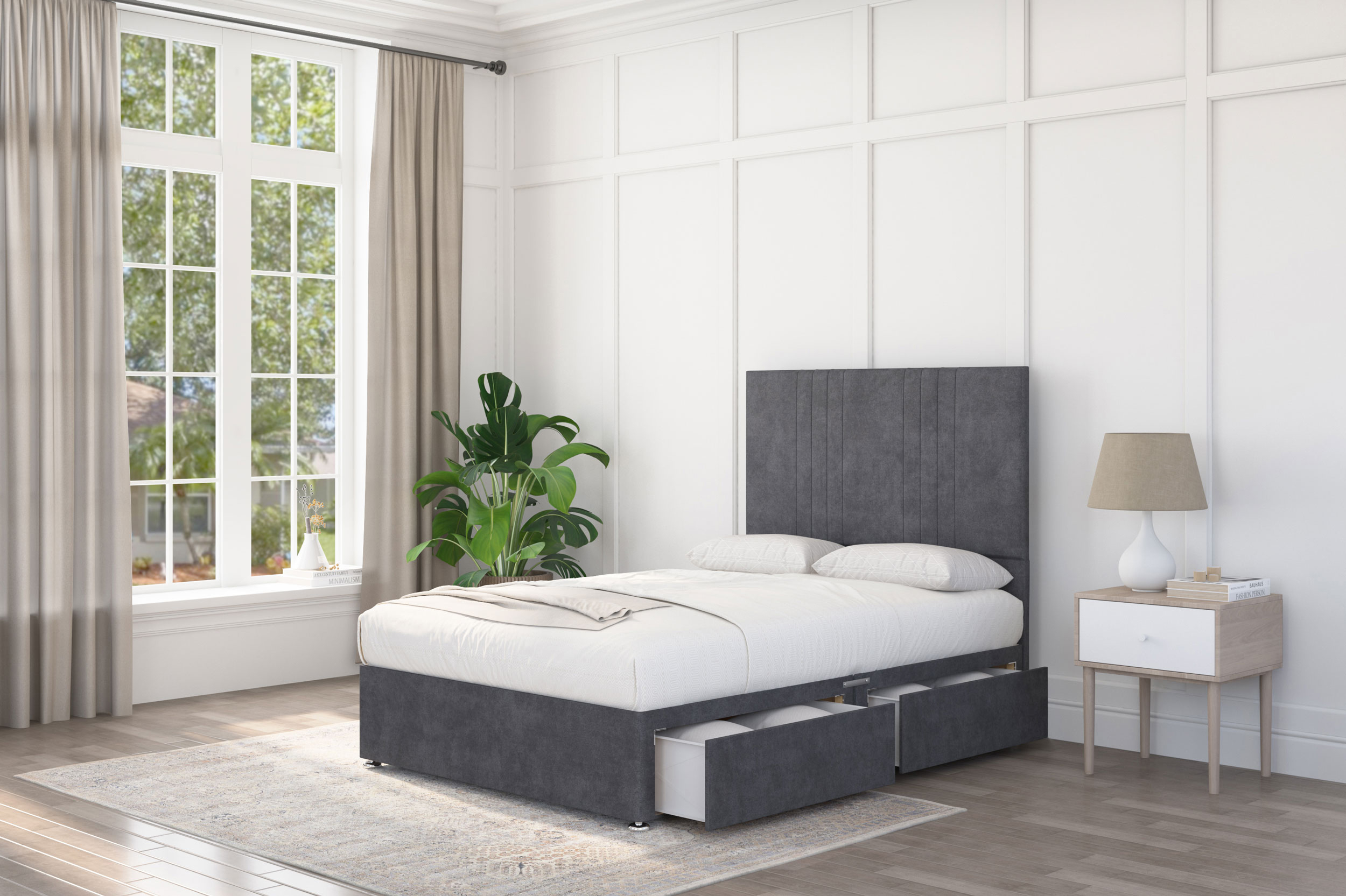 Turin Divan Bed Set with Mattress | GB Beds Turin Divan Bed Set with Mattress | GB Beds