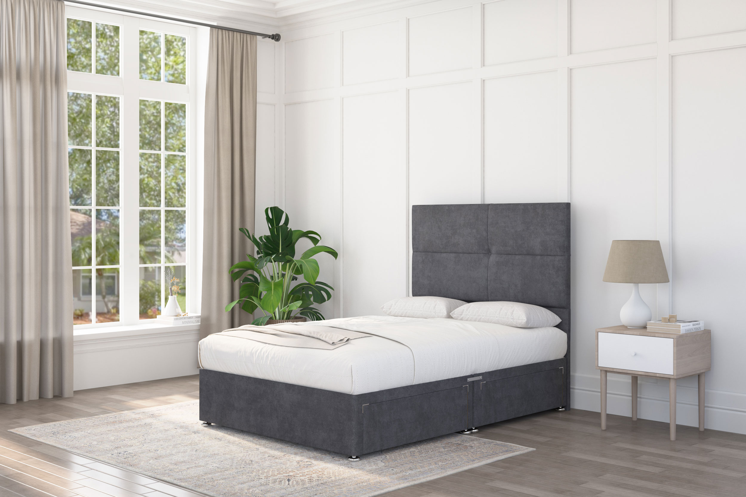 Milano Divan Bed Set with Mattress | GB Beds Milano Divan Bed Set with Mattress | GB Beds