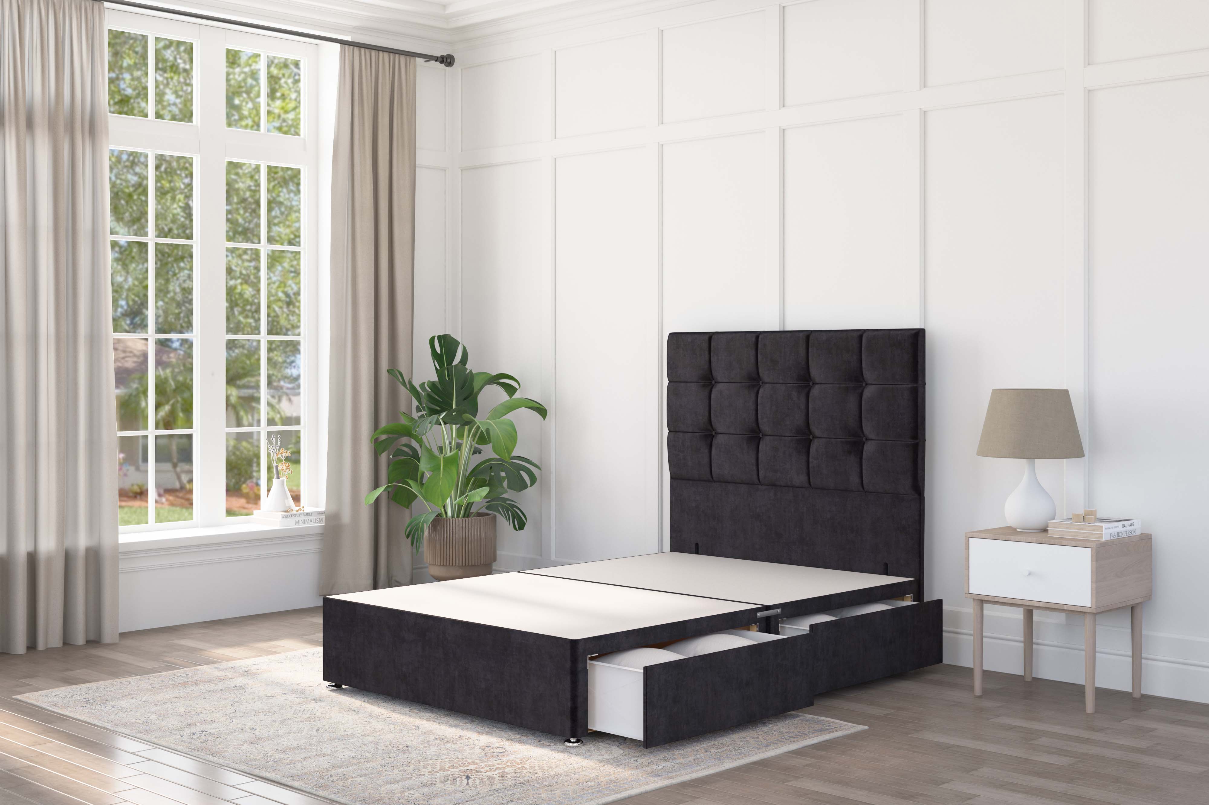 Cube Divan bed | Affordable Luxury Storage Beds | GB Beds