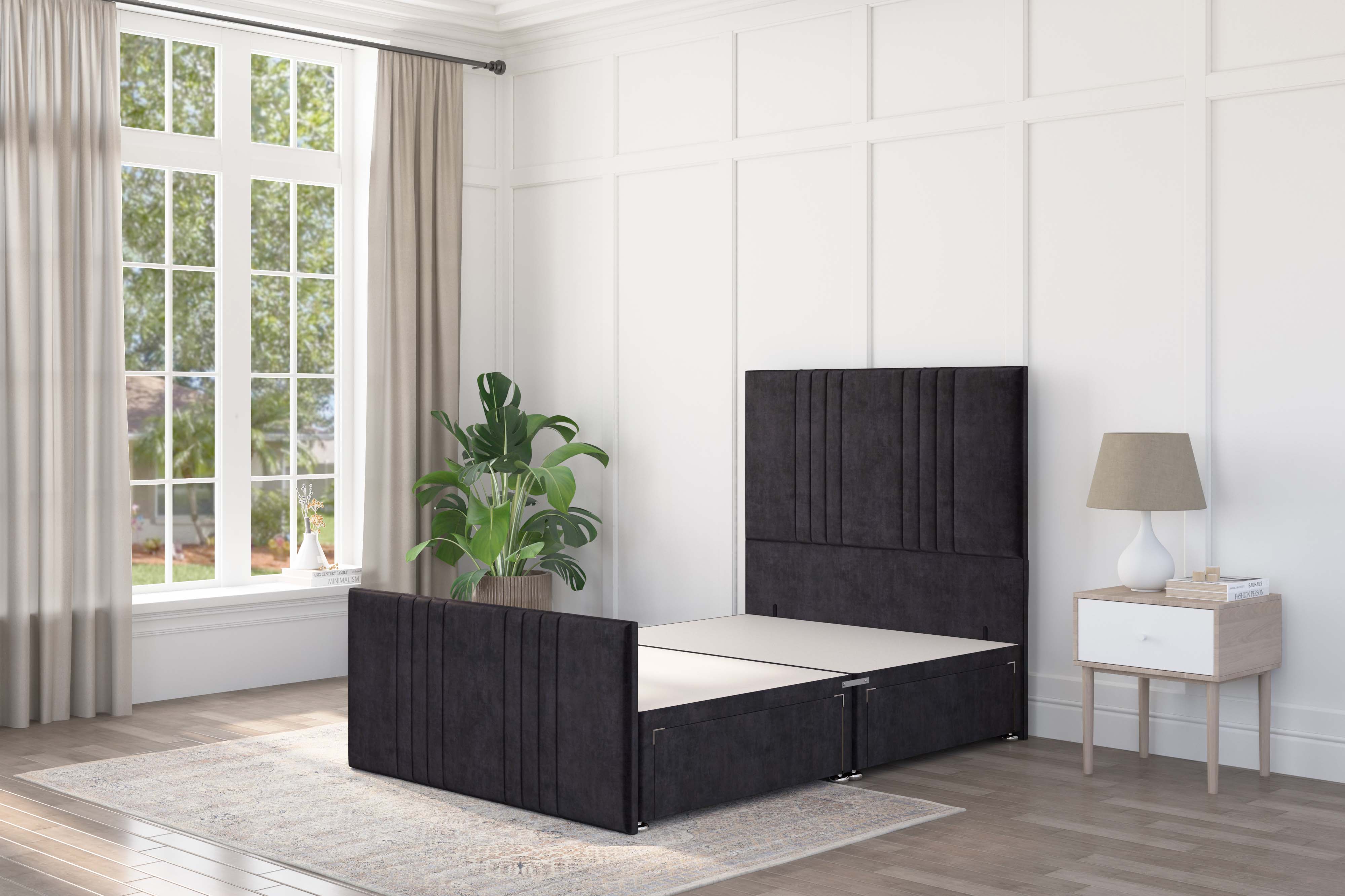 Turin Divan bed | Affordable Luxury Storage Beds | GB Beds