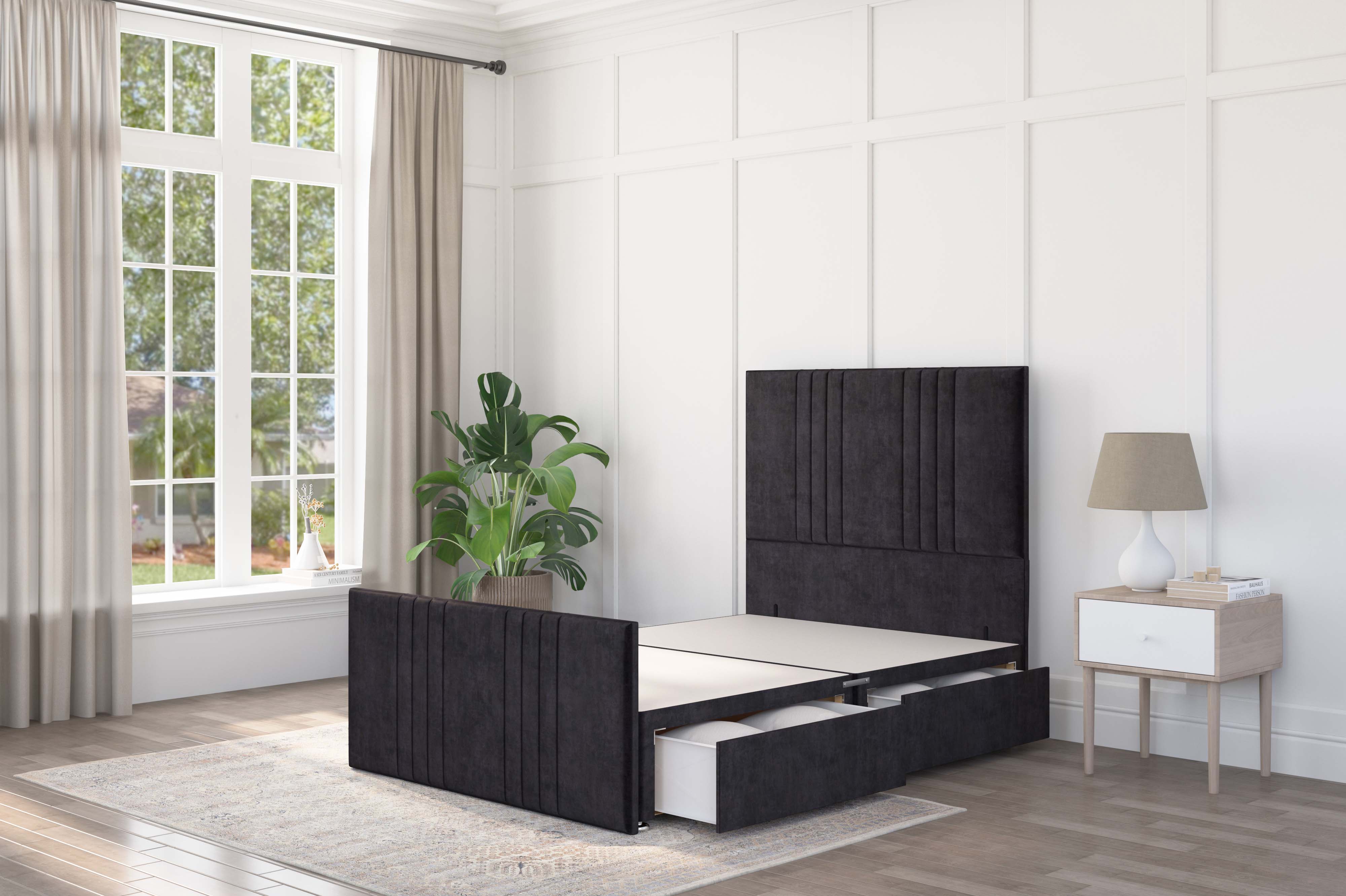 Turin Divan bed | Affordable Luxury Storage Beds | GB Beds