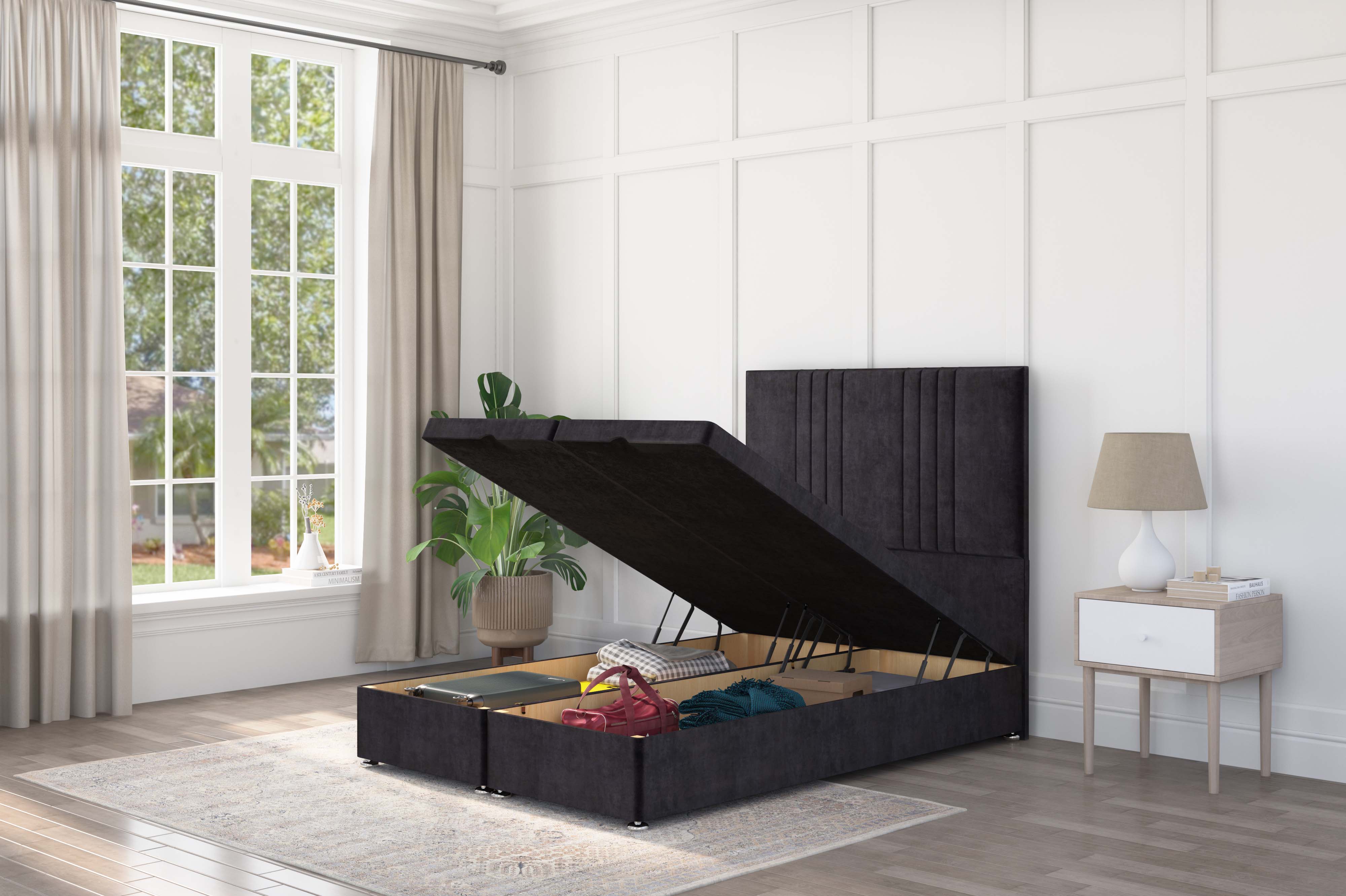 Turin Ottoman bed | Affordable Luxury Storage Beds | GB Beds